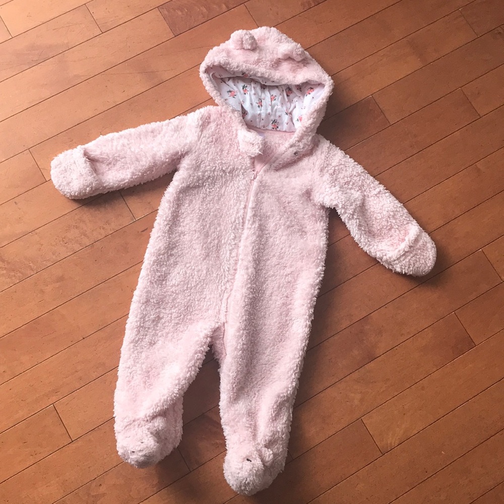 Carter's Bear Hooded Fleece Snowsuit